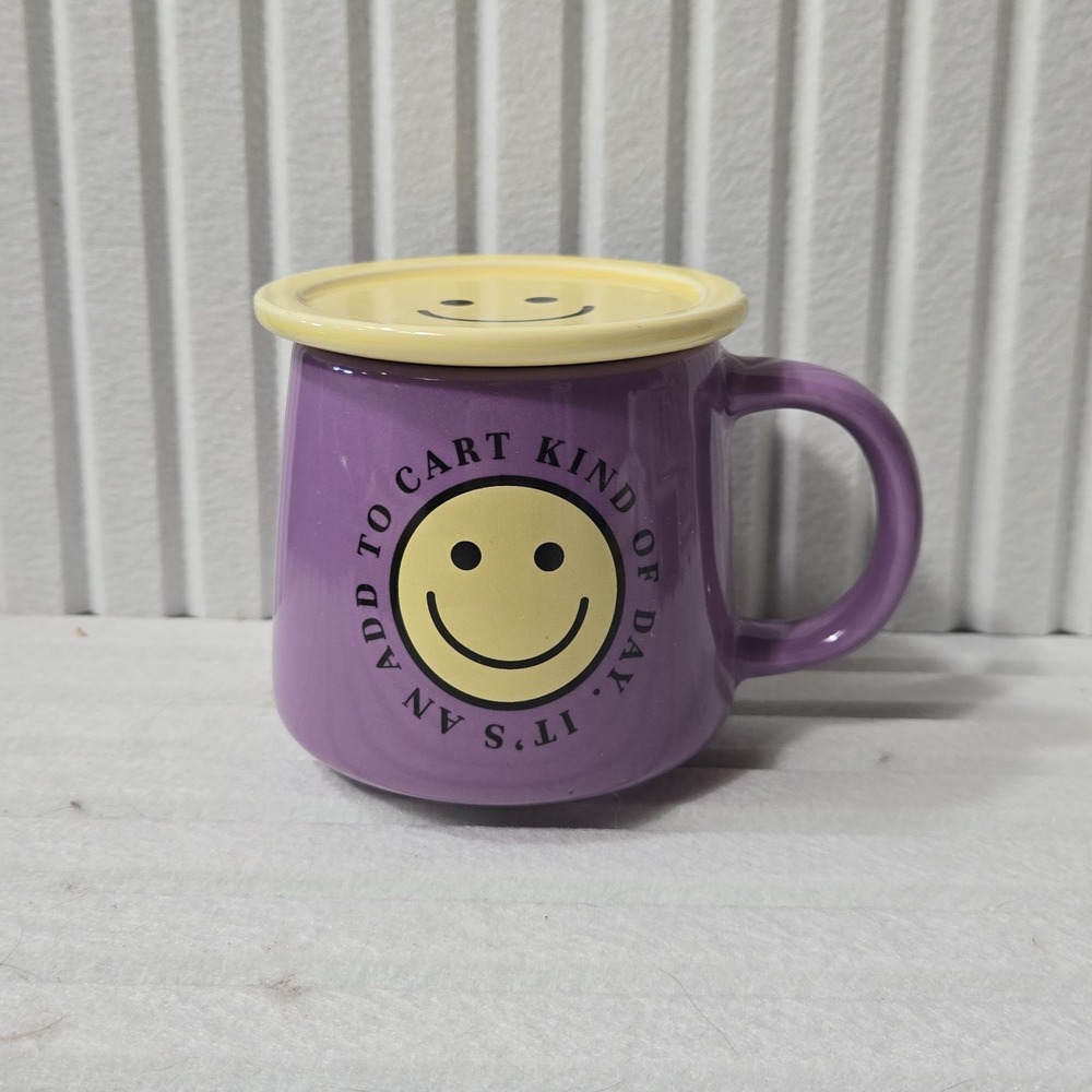 Mug & Coaster Set Set "Its An Add to Cart Kind of‎ Day" Purple